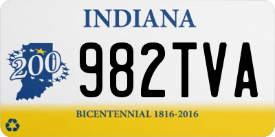 IN license plate 982TVA