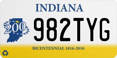 IN license plate 982TYG