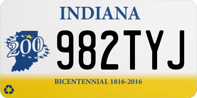 IN license plate 982TYJ