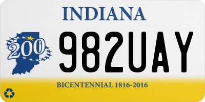 IN license plate 982UAY