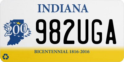 IN license plate 982UGA