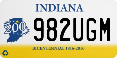 IN license plate 982UGM