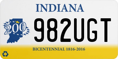 IN license plate 982UGT