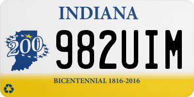 IN license plate 982UIM