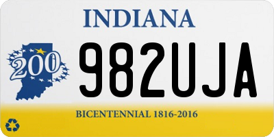 IN license plate 982UJA