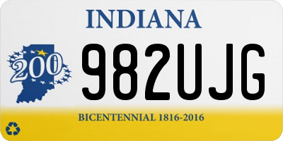 IN license plate 982UJG