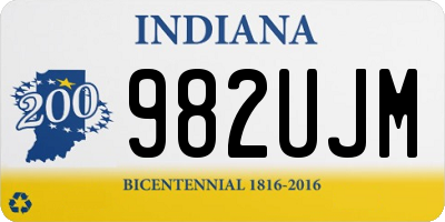 IN license plate 982UJM