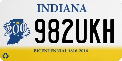 IN license plate 982UKH