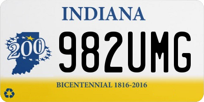 IN license plate 982UMG