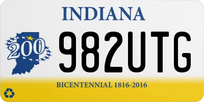IN license plate 982UTG