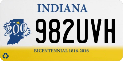 IN license plate 982UVH