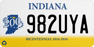 IN license plate 982UYA