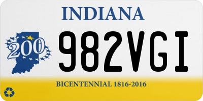 IN license plate 982VGI