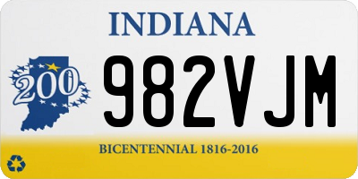 IN license plate 982VJM
