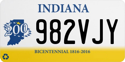 IN license plate 982VJY