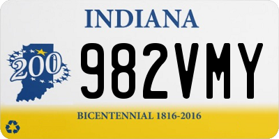 IN license plate 982VMY