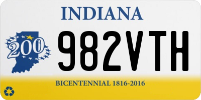 IN license plate 982VTH