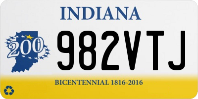 IN license plate 982VTJ