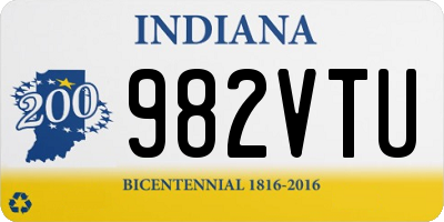 IN license plate 982VTU