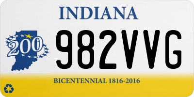 IN license plate 982VVG