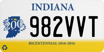 IN license plate 982VVT