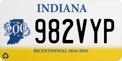 IN license plate 982VYP