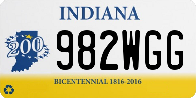 IN license plate 982WGG