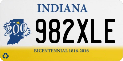 IN license plate 982XLE