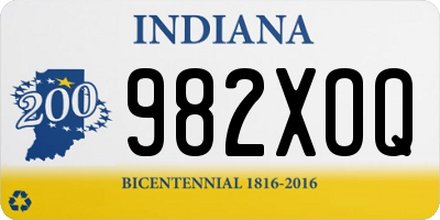 IN license plate 982XOQ