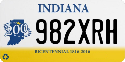 IN license plate 982XRH