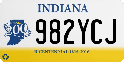 IN license plate 982YCJ