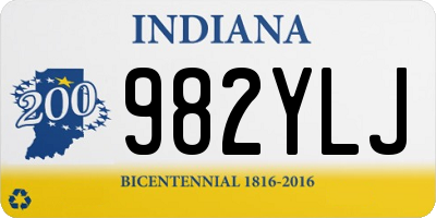 IN license plate 982YLJ