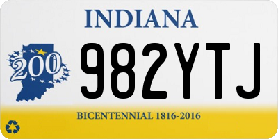 IN license plate 982YTJ