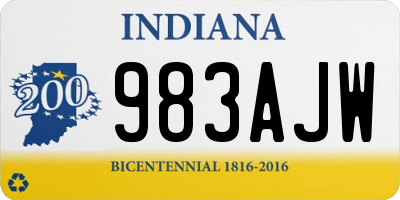 IN license plate 983AJW