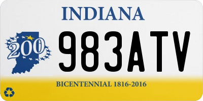 IN license plate 983ATV