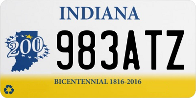 IN license plate 983ATZ