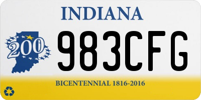 IN license plate 983CFG