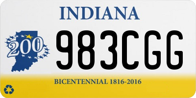 IN license plate 983CGG