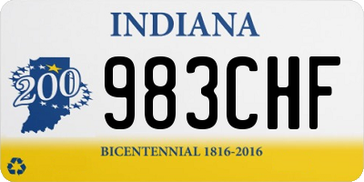 IN license plate 983CHF