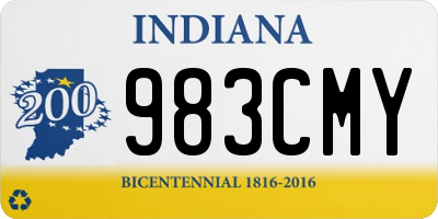 IN license plate 983CMY