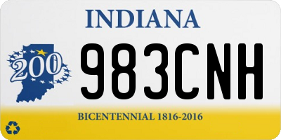 IN license plate 983CNH