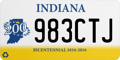 IN license plate 983CTJ