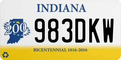 IN license plate 983DKW