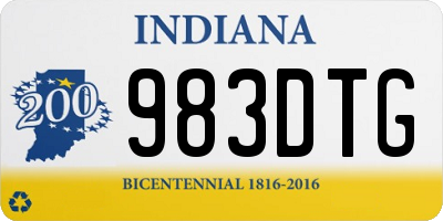 IN license plate 983DTG