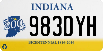 IN license plate 983DYH