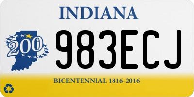 IN license plate 983ECJ