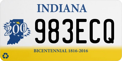 IN license plate 983ECQ