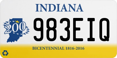 IN license plate 983EIQ