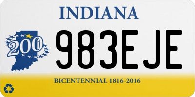 IN license plate 983EJE