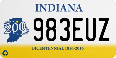 IN license plate 983EUZ